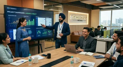 Advanced Custom MLM Software Solutions and EMR dashboard developed by IT Marketz using Laravel and React for Chandigarh businesses