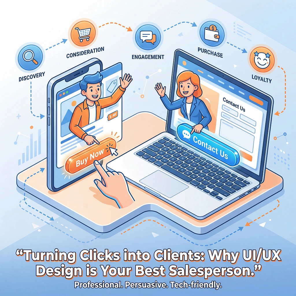 Turning Clicks Into Clients Why Uiux Design Is Your Best Salesperson